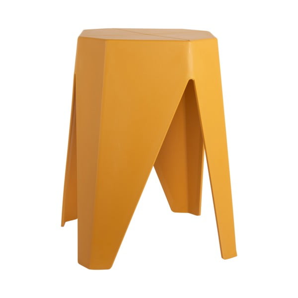 Plastová stolička v horčicovej farbe Cherish – Leitmotiv-image-4