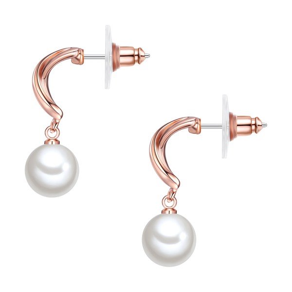 Perlové náušnice Perldesse Hia, perla, ⌀ 1 cm-image-2