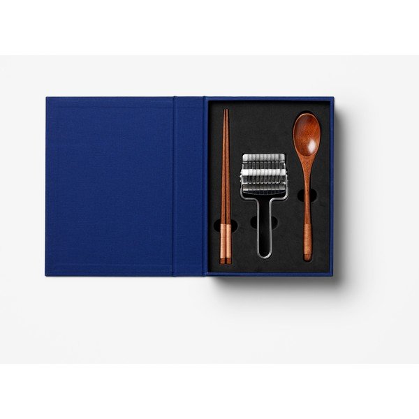 Modré antikoro/bambusové paličky v súprave pre 2 osoby The Essentials - Ramen Tools – Printworks-image-2