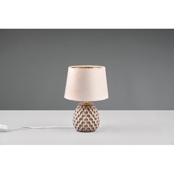 Béžová stolová lampa (výška 27 cm) Ariana - Reality-image-3