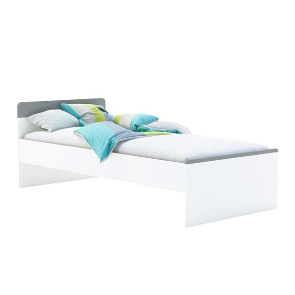 Biela posteľ Demeyere Filou, 90 x 200 cm
