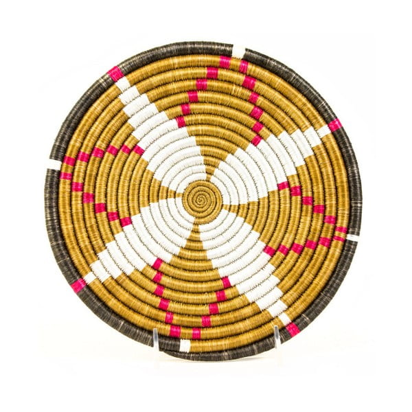 Ručne pletená podložka pod horúce nádoby All across Africa Otieno, Ø 25,4 cm