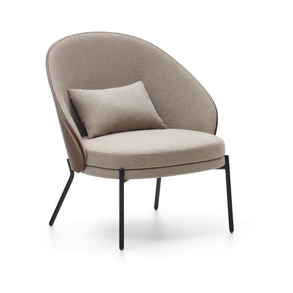 Svetlohnedé kreslo Eamy – Kave Home