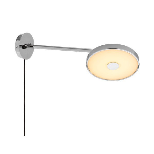 LED nástenné svietidlo s ohýbateľnou konštrukciou/so stmievačom do zásuvky v lesklej striebornej farbe ø 15 cm Asteria Wall Long – UMAGE-image-2