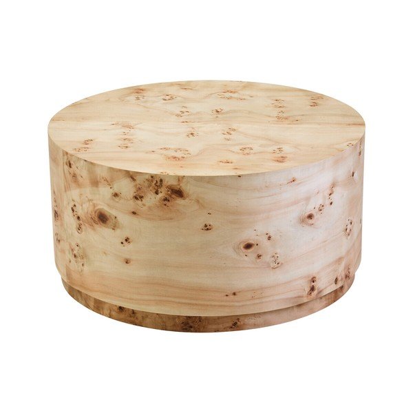 Okrúhly konferenčný stolík v prírodnej farbe ø 80 cm Mota – Premier Housewares