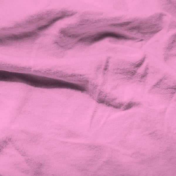 Elastické prestieradlo Hoeslaken 80-100x200 cm, ružové