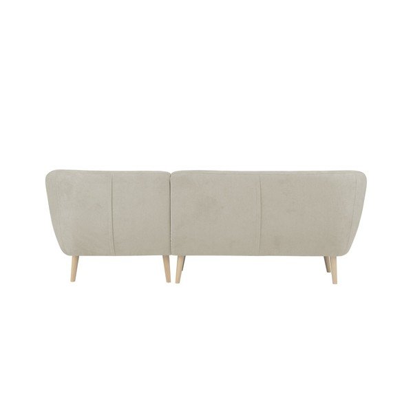 Béžová pohovka s leňoškou na pravej strane Mazzini Sofas Sicile-image-1