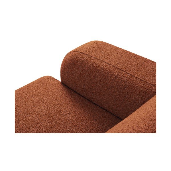 Hnedá rohová pohovka z textílie bouclé (pravý roh) Molino – Micadoni Home-image-4