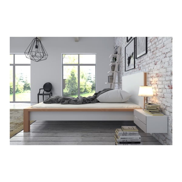 Dvojlôžková posteľ z borovicového dreva SKANDICA InBig, 140 × 200 cm-image-4