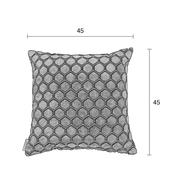 Žltý vankúš s výplňou Zuiver Monty, 45 × 45 cm-image-3