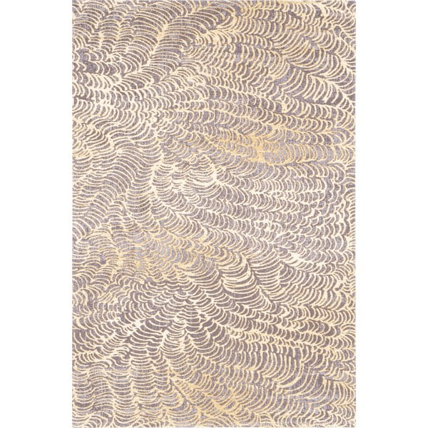 Béžový vlnený koberec 133x180 cm Koi – Agnella
