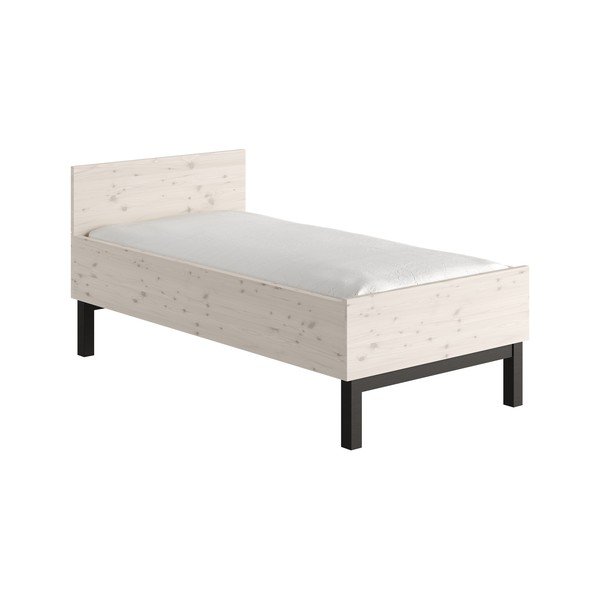 Biela postieľka 70x140 cm Country – Pinio-image-2
