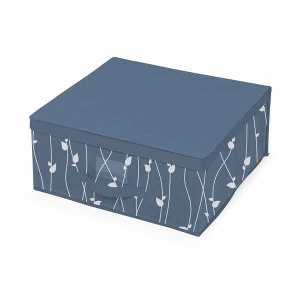 Modrý úložný box Cosatto Leaves, šírka 45 cm