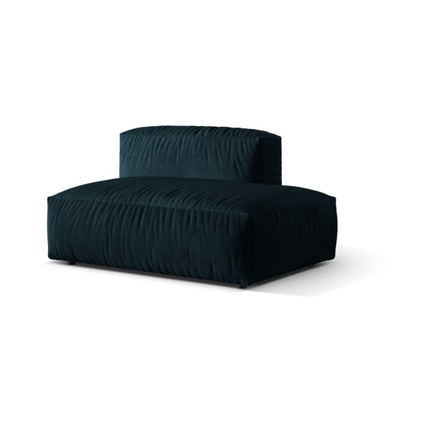 Tmavomodrý zamatový modul pohovky (pravý roh) Martina – Micadoni -image-1