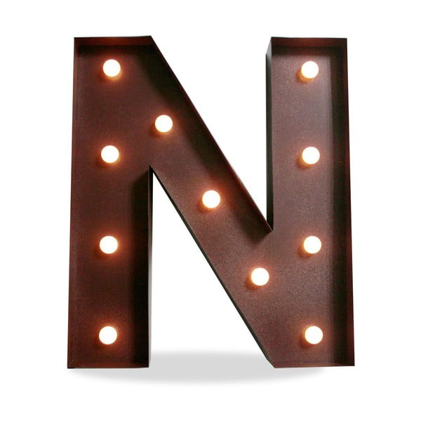 Svetelná LED dekorácia Letter N