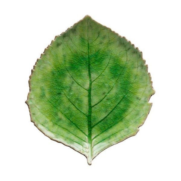 Zelený kameninový tanier Costa Nova Riviera, 19 x 22 cm