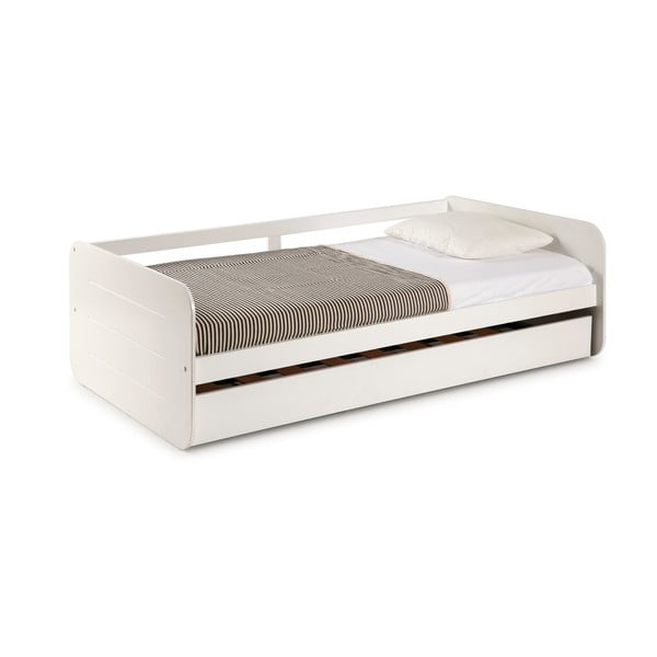 Biela detská posteľ s výsuvným lôžkom 90x190 cm Redona – Marckeric-image-3