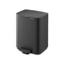 Tmavosivý pedálový oceľový odpadkový kôš 4 l Bo – Brabantia