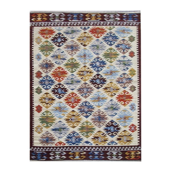 Ručne tkaný koberec Kilim Azar, 240x155cm