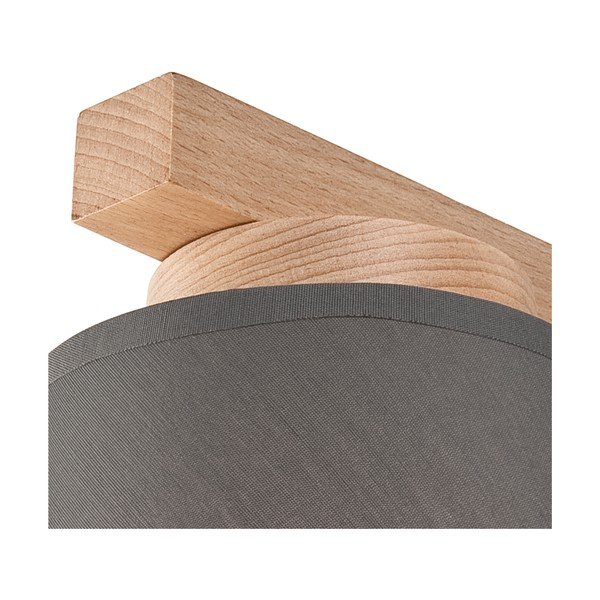 Sivé nástenné svietidlo ø 15 cm Ellie – LAMKUR-image-4