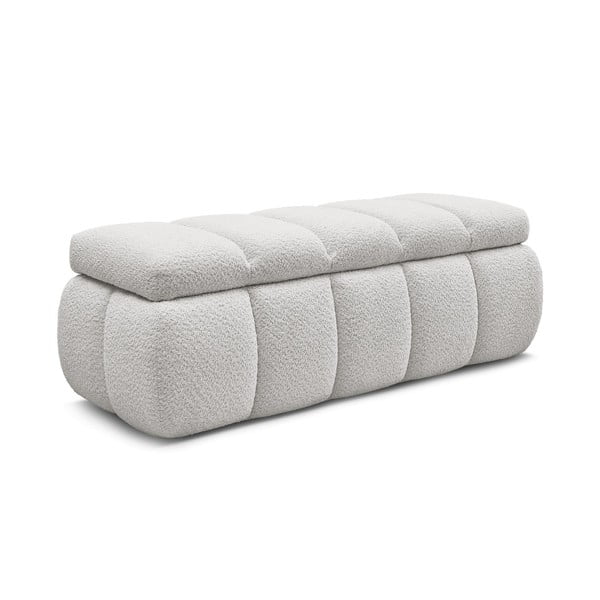 Svetlosivá lavica z textílie buklé – Bobochic Paris-image-3