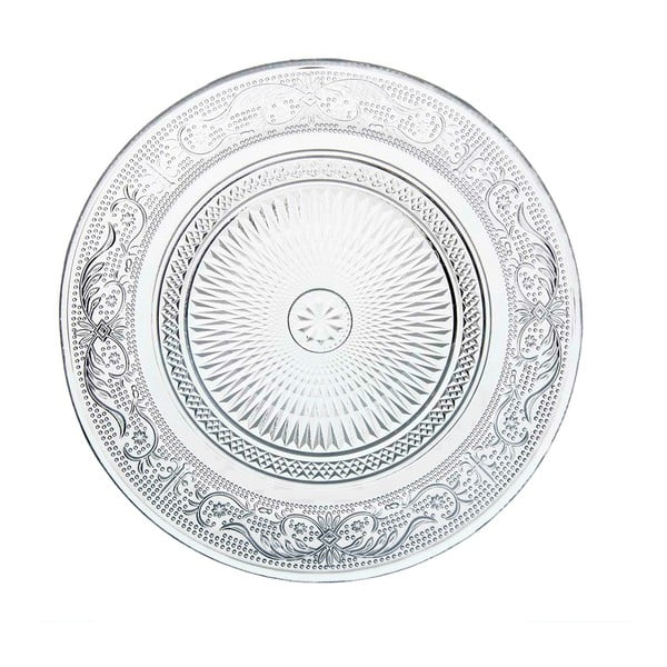 Sklenený tanier Unimasa Romance, ⌀ 18 cm