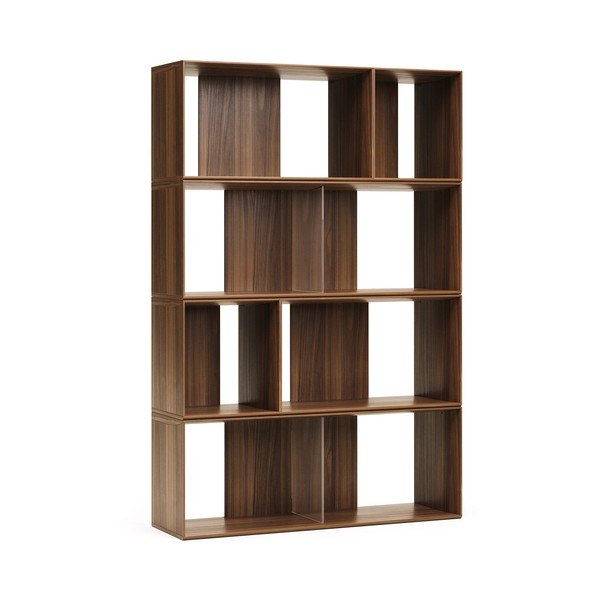 Modulárny policový systém v dekore orecha v prírodnej farbe 6 ks 101x152 cm Litto – Kave Home-image-2