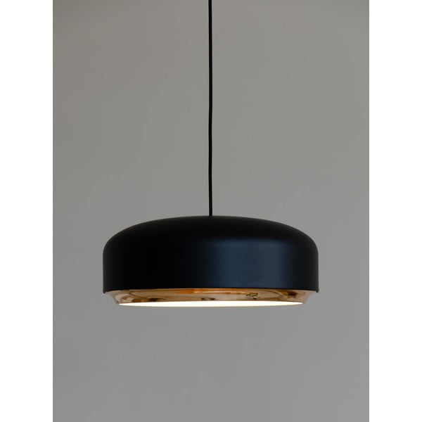 Čierne LED závesné svietidlo s kovovým tienidlom ø 40 cm Hazel medium – UMAGE-image-4