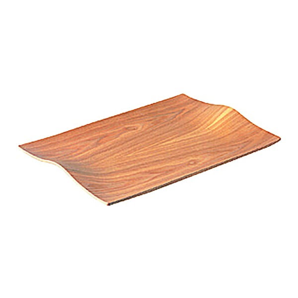 Protišmykový drevený servírovací podnos Kinto Willow, 44 × 31 cm