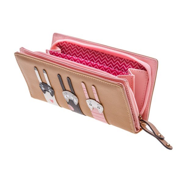 Dámska peňaženka Free Cats, hnedá-image-1