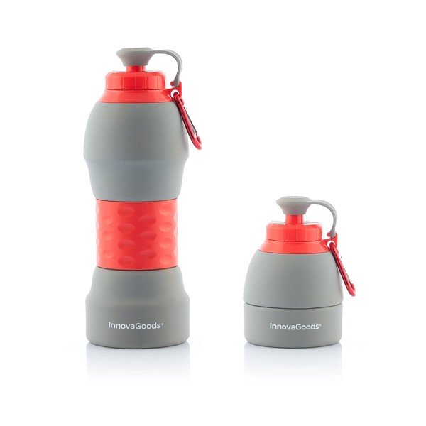 Skladacia silikónová fľaša na pitie InnovaGoods-image-2