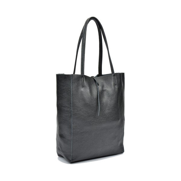 Čierna dámska kožená kabelka Sofia Cardon Shopper-image-1