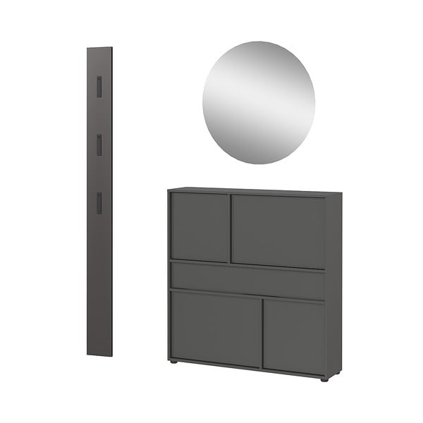 Antracitová predsieňová zostava Ameca 2.0 – Germania