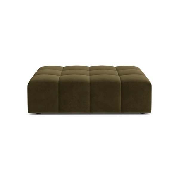 Khaki zamatová podnožka Chicago – Cosmopolitan Design