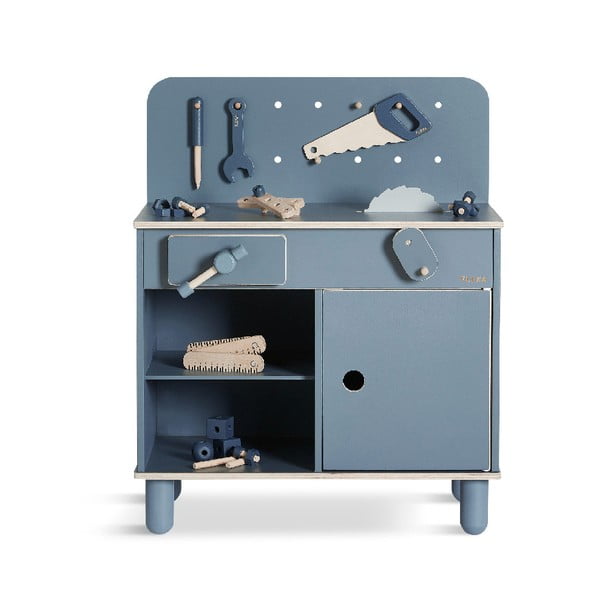 Modrá detská dielnička Flexa Play The Workbench-image-1