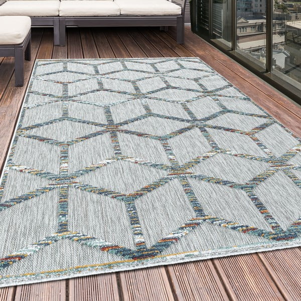 Svetlosivý vonkajší behúň 80x250 cm Bahama – Ayyildiz Carpets-image-1