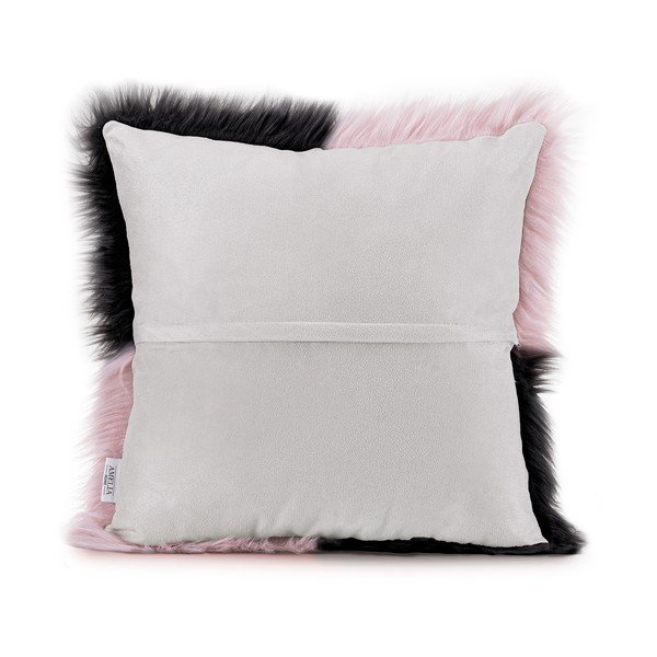 Sada 2 obliečok na vankúše AmeliaHome Nancy Black Lightpink, 45 x 45 cm-image-2