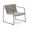 Sivozelené kovové záhradné kreslo Maurina – Kave Home