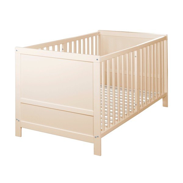 Postieľka s nastaviteľnou výškou 70x140 cm v prírodnej farbe Easy Sleep – Roba-image-2