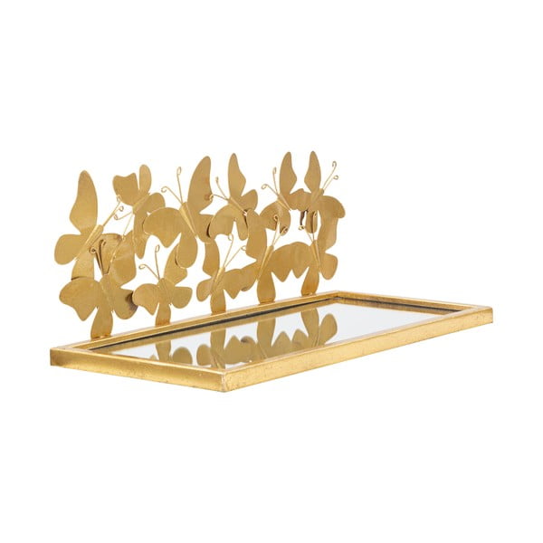 Nočný stolík v zlatej farbe Butterfly – Mauro Ferretti-image-3