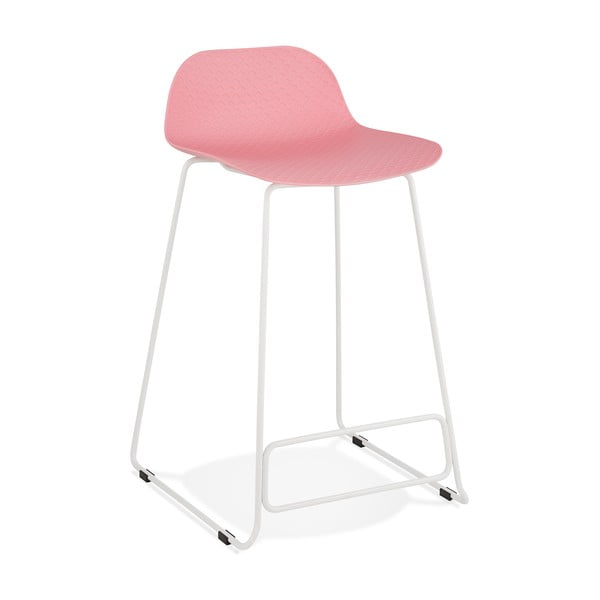 Ružová barová stolička Kokoon Slade Mini, výška sedu 66 cm