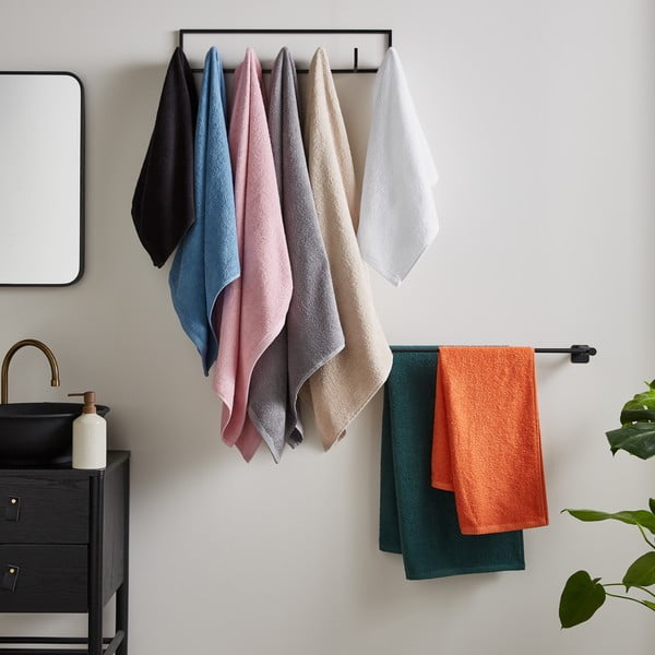 Tmavozelené rýchloschnúce/froté bavlnené osušky v súprave 2 ks 90x140 cm Quick Dry – Catherine Lansfield-image-3