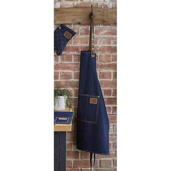 Kuchynská zástera z džínsoviny Cooksmart ® Oxford Denim-image-1