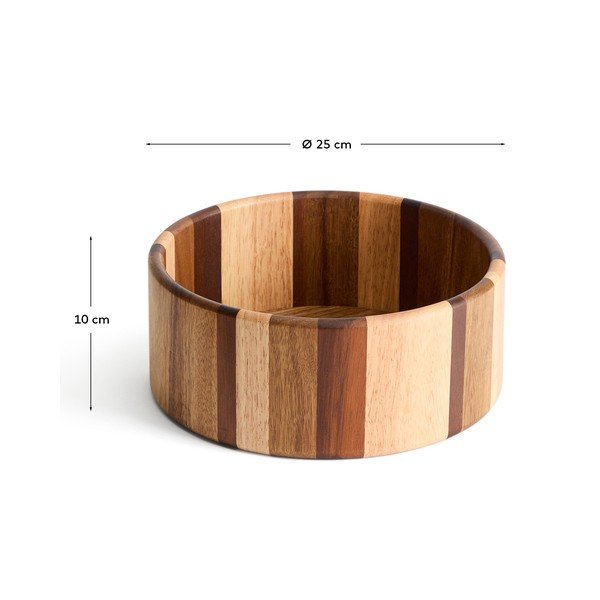 Drevená servírovacia miska v prírodnej farbe Nover – Kave Home-image-4