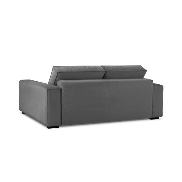 Tmavosivá menčestrová rozkladacia pohovka Mazzini Sofas Azalea-image-3