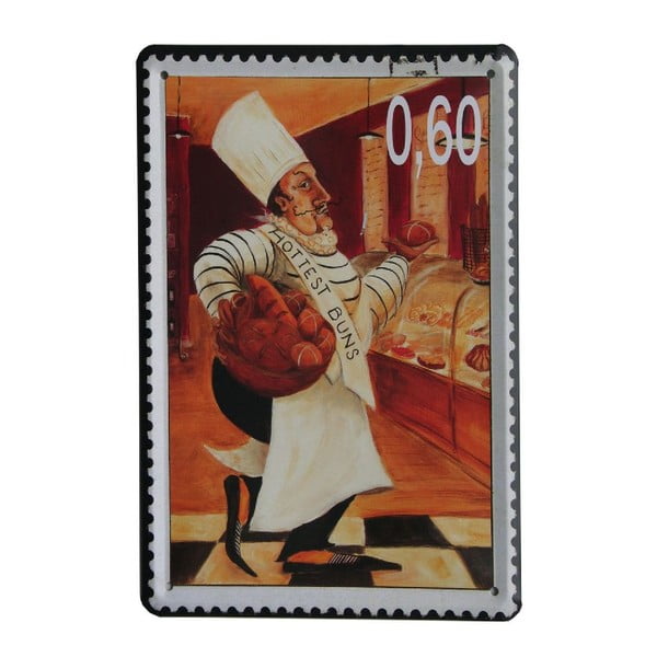 Ceduľa Stamp Chef I, 15x21 cm