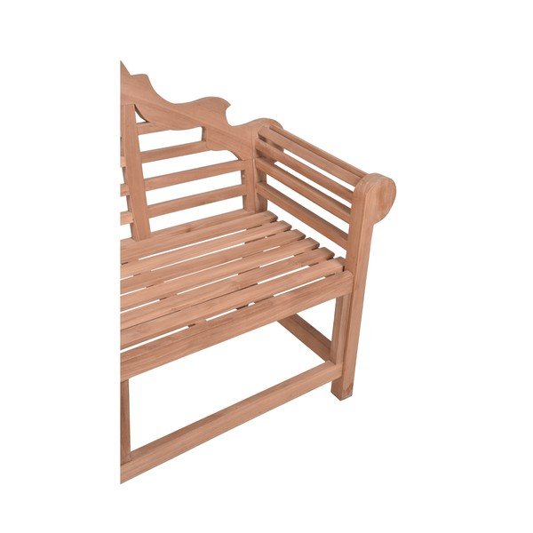 Drevená záhradná lavica v prírodnej farbe Picadilli – Garden Pleasure-image-1