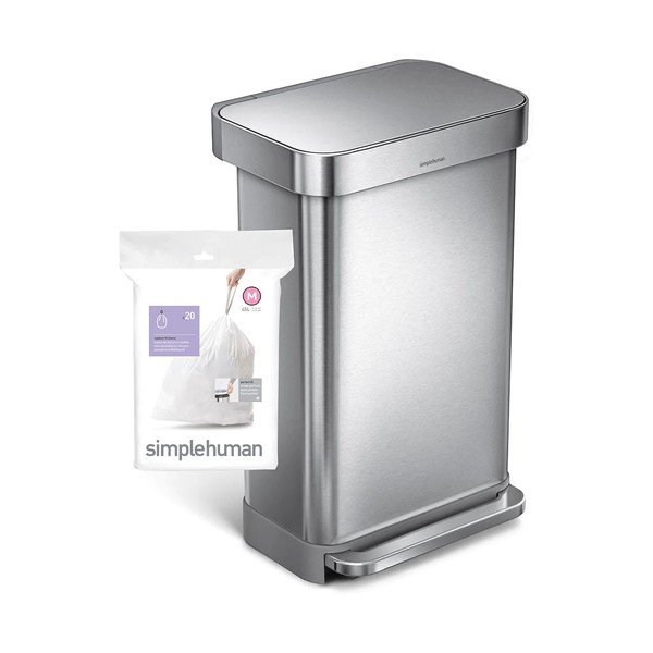 Vrecia na odpadky 60 ks 45 l M - simplehuman-image-3