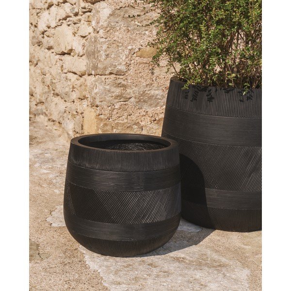 Betónové obaly na kvetináče v súprave 2 ks ø 50 cm Tival – Kave Home-image-1
