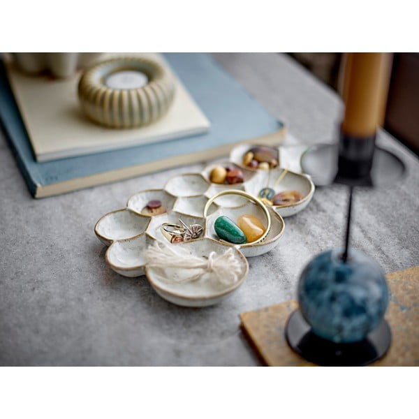 Kameninová dekoratívna tácka 13x24.5 cm Parel – Bloomingville-image-1